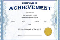 Amazing Badminton Achievement Certificate Templates