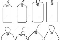 Amazing Blank Luggage Tag Template