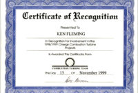 Amazing Certificate Of Appreciation Template Doc