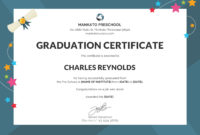 Amazing College Graduation Certificate Template