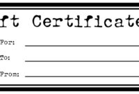 Amazing Generic Certificate Template