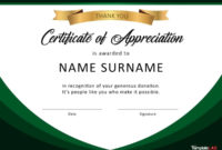 Amazing Gratitude Certificate Template