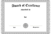 Amazing Science Achievement Award Certificate Templates