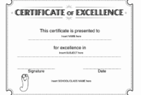 Amazing Word 2013 Certificate Template