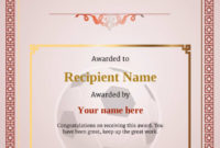 Awesome Soccer Certificate Template Free