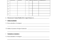 Awesome Veterinary Health Certificate Template