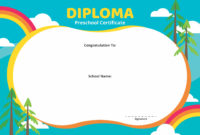 Best 10 Kindergarten Graduation Certificates To Print Free
