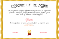 Best Employee Appreciation Certificate Template