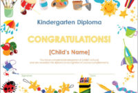 Best Kindergarten Certificate Of Completion Free