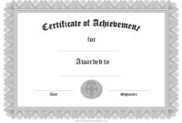 Best Science Achievement Award Certificate Templates