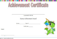 Best Science Achievement Certificate Templates