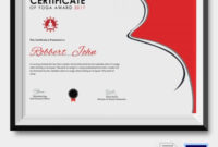 Fantastic Badminton Certificate Template Free 12 Awards