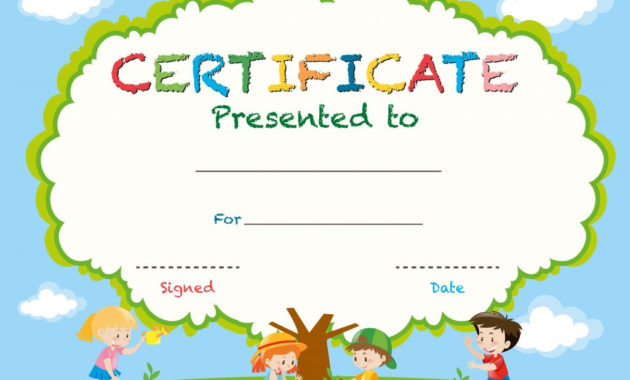 Fantastic Free Kids Certificate Templates