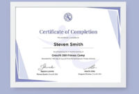 Fantastic Free Training Completion Certificate Templates