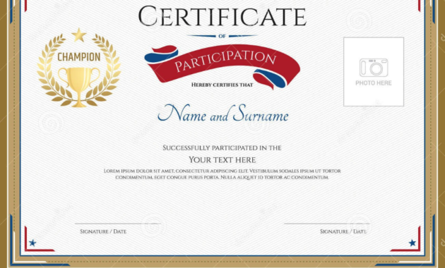 Fascinating 10 Certificate Of Championship Template Designs Free