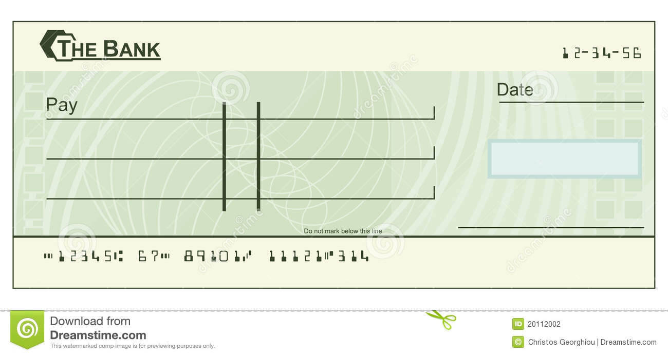 Fascinating Blank Cheque Template Download Free
