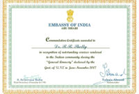 Fascinating Felicitation Certificate Template