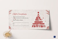 Fascinating Free Christmas Gift Certificate Templates