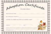 Fascinating Pet Birth Certificate Template 24 Choices