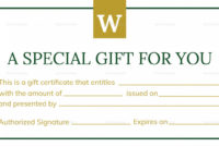 Fascinating Publisher Gift Certificate Template
