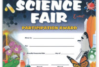 Fascinating Science Award Certificate Templates
