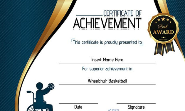 Free Basketball Camp Certificate Template