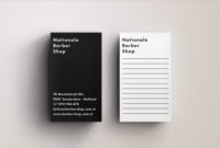 Free Blank Business Card Template Psd