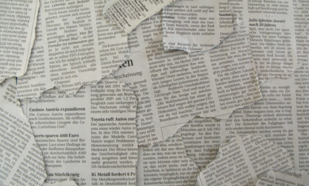 Free Blank Old Newspaper Template