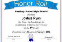 Free Honor Roll Certificate Template