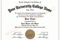 Free University Graduation Certificate Template