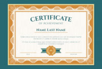 Fresh Elegant Certificate Templates Free