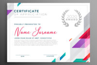 Fresh Professional Award Certificate Template