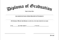 Fresh University Graduation Certificate Template