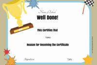 New Free Printable Certificate Templates For Kids