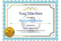 New Soccer Certificate Template Free