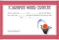 Professional Basketball Camp Certificate Template