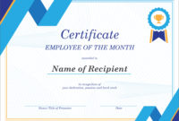 Professional Funny Certificates For Employees Templates