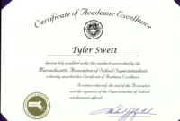 Professional Science Achievement Award Certificate Templates