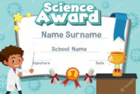 Professional Science Award Certificate Templates