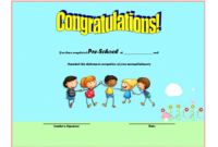 Simple 10 Kindergarten Graduation Certificates To Print Free