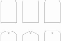 Simple Blank Luggage Tag Template