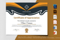 Simple Certificate Of Appreciation Template Doc