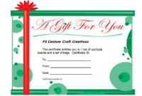 Simple Christmas Gift Templates Free Typable
