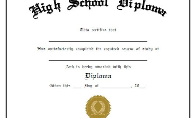Simple College Graduation Certificate Template
