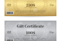 Simple Elegant Gift Certificate Template