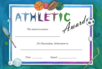 Simple Tennis Gift Certificate Template