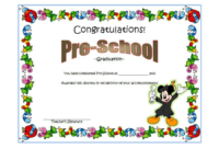Stunning 10 Kindergarten Graduation Certificates To Print Free