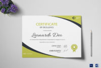 Stunning Badminton Certificate Template