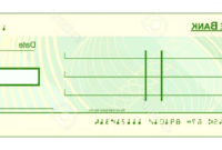 Stunning Blank Cheque Template Download Free