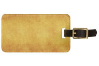 Stunning Blank Luggage Tag Template